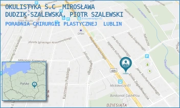 PORADNIA CHIRURGII PLASTYCZNEJ - OKULISTYKA S.C MIROSŁAWA DUDZIK-SZALEWSKA, PIOTR SZALEWSKI - ADAMA MICKIEWICZA 28, LUBLIN