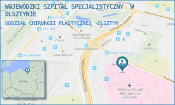 ODDZIAŁ CHIRURGII PLASTYCZNEJ - WOJEWÓDZKI SZPITAL SPECJALISTYCZNY  W OLSZTYNIE - ŻOŁNIERSKA 18,  OLSZTYN