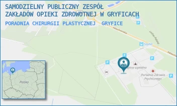 PORADNIA CHIRURGII PLASTYCZNEJ - SAMODZIELNY PUBLICZNY ZESPÓŁ ZAKŁADÓW OPIEKI ZDROWOTNEJ W GRYFICACH - NIECHORSKA 27,  GRYFICE